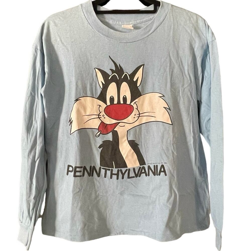 Vintage 80s Sylvester Pennthylvania Pennsylvania 1983 Long Sleeve Adult Small